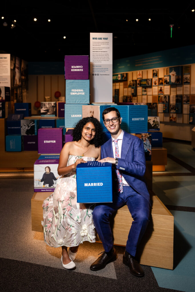Bride and Groom in the exhibition Connect. Reflect. Act, Spring 2025. Photo: Nichole Terry